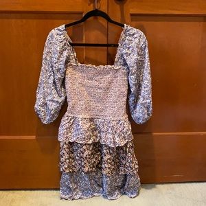 Floral off the shoulder dress